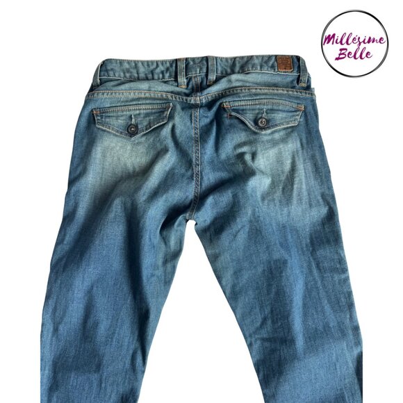 Guess Distressed Bell Bottom Jeans - Picture 3 of 4